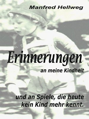 cover image of Erinnerungen an meine Kindheit